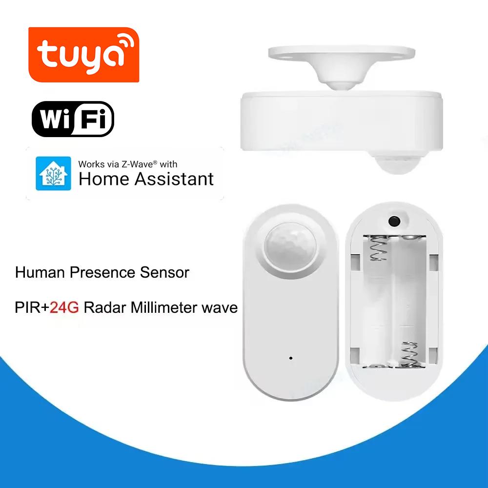 Zigbee Human Presence Detector,Luminance/Distance Detection,  Smart PIR Motion Sensor Support Zigbee 2mqtt Home Assistant