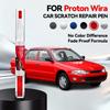 Bilfärg Reparationspenna För Proton Wira Färg Reparationspensel Touch Up Repborttagare DIY Biltillbehör Svart Vit