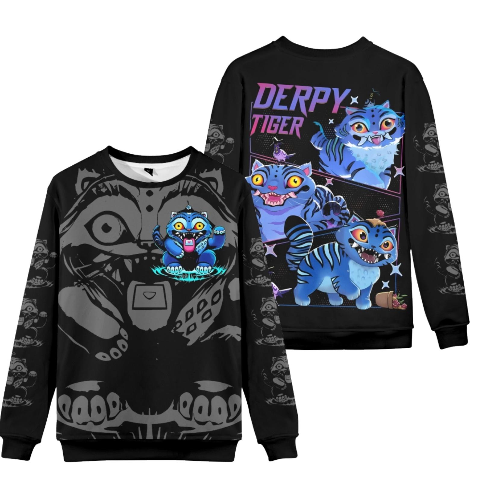 

Модный и повседневный свитшот с длинными рукавами и круглым вырезом с принтом L чёрный