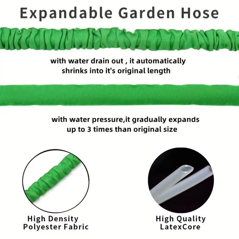 2025 Expandable Magic Hose, High-pressure Car Wash, 7water Spraying Functions, Water Gun, Home Garden Watering Hose Garden Hose