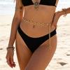 Punk Geometry Metal Waist Tight Chain Body Chain