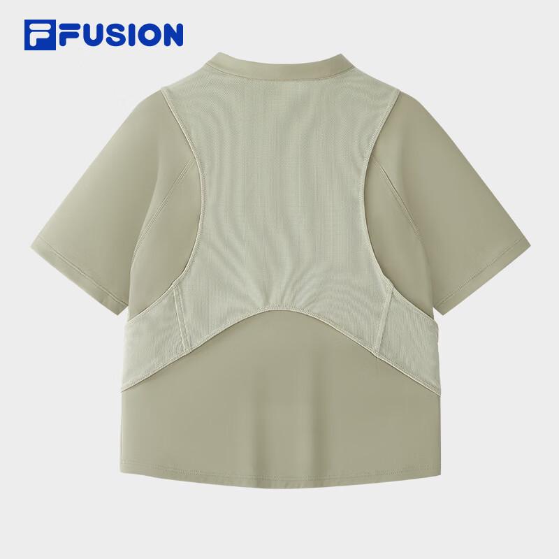FILA FUSION Women's Slim Fit Knit Short Sleeve T-Shirt
