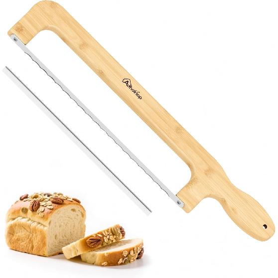 Bread Knife for Homemade Bread, Sourdough Bread Knife Slicer for Even Slicing