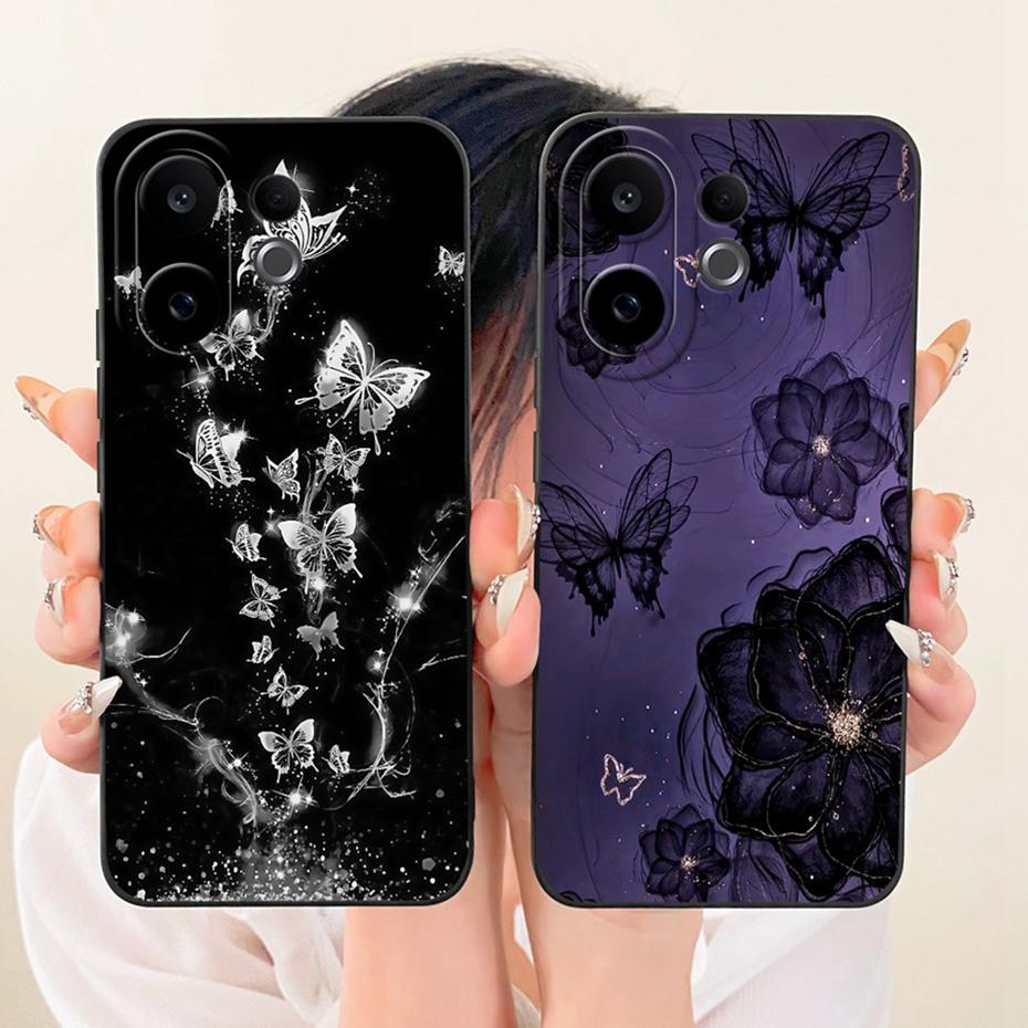 Cute Printed Phone Case For Vivo V60 / V60 Lite 4G 5G Soft Silicone Shockproof Cases For Vivo V 60 V60lite Covers Bumpers
