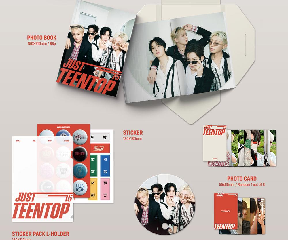 (CD ver.) TEEN TOP [Just 15, Just Teen Top] 10th Mini Album