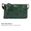 Bottega Veneta CASSETTE Cow Leather Shoulder Bag, Crossbody Bag Medium Men's Rain Tree Green 667298VCQ713061