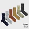 [BonjourMarch] 26SS Men’s Animal Pattern Socks - 3 Pair Set (Gift Packaging Included)