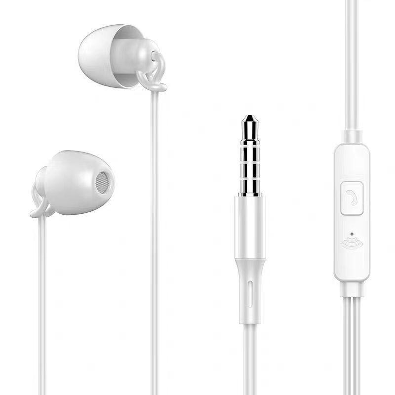 Wired In-Ear Sleep Headphones: Noise-Canceling, Soundproof, Comfortable for Side Sleepers and Learning