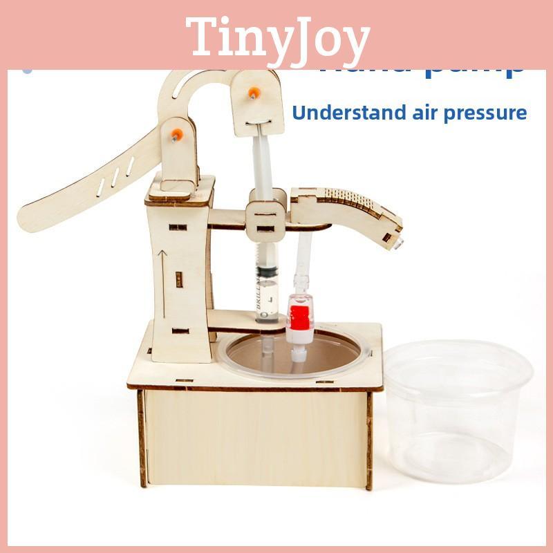 Simulated Wooden Pumping Water Machine Assembly Model Children Puzzle Toy Set For Learning