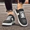Fashion 2024 New Arrival Men Shoe Breathable Men Skate Shoes Genuine Leather Men's Flats Breathable Outdoor Sneakers Men Casual Footwear