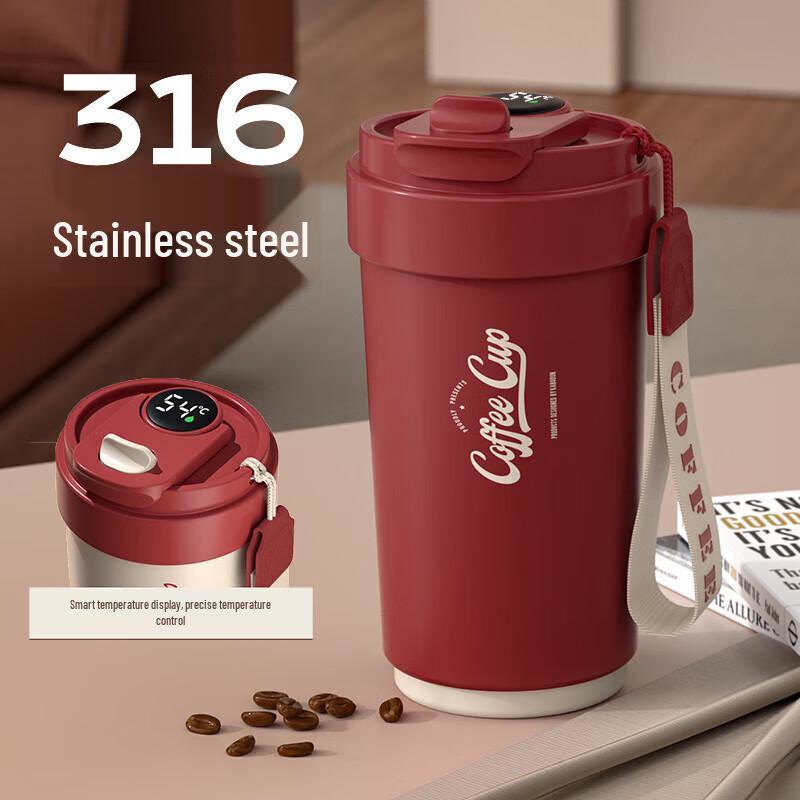 BEANBEANLOVE Retro Smart 316 Stainless Steel Insulated Coffee Cup