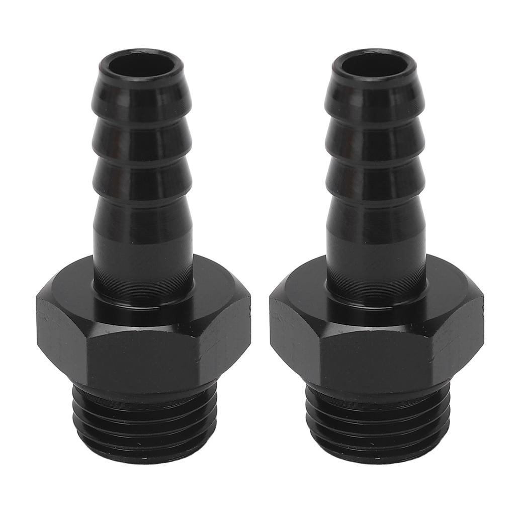 1Pair Hose Barb Fitting Connector AN6‑5 16 Inch Aluminum Hose Barb Fittings Adapter for Pipe Connections Delivery System