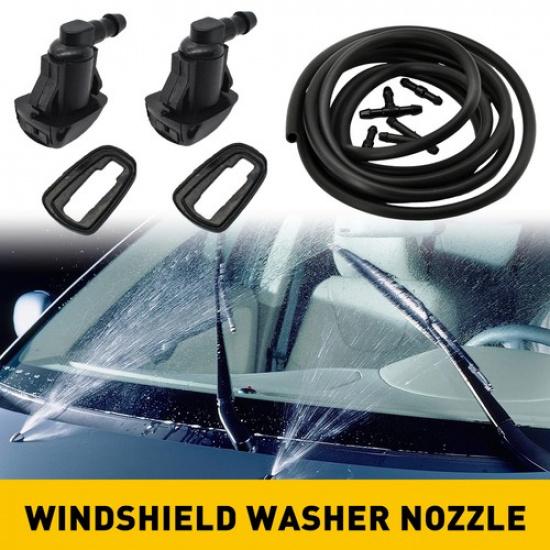 55157319AA Windshield Washer Nozzle+Hose for Set Grand 2005-2016 Cherokee Jeep