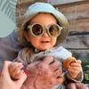 Children Sunglasses Cute Round Sun Glasses for Kids Girls and Boys UV400 Protection Women