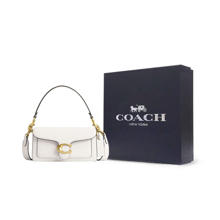 Coach Tabby 20 Classic C Logo Top Handle Bag Women Handbag Cream CM546-B4HA