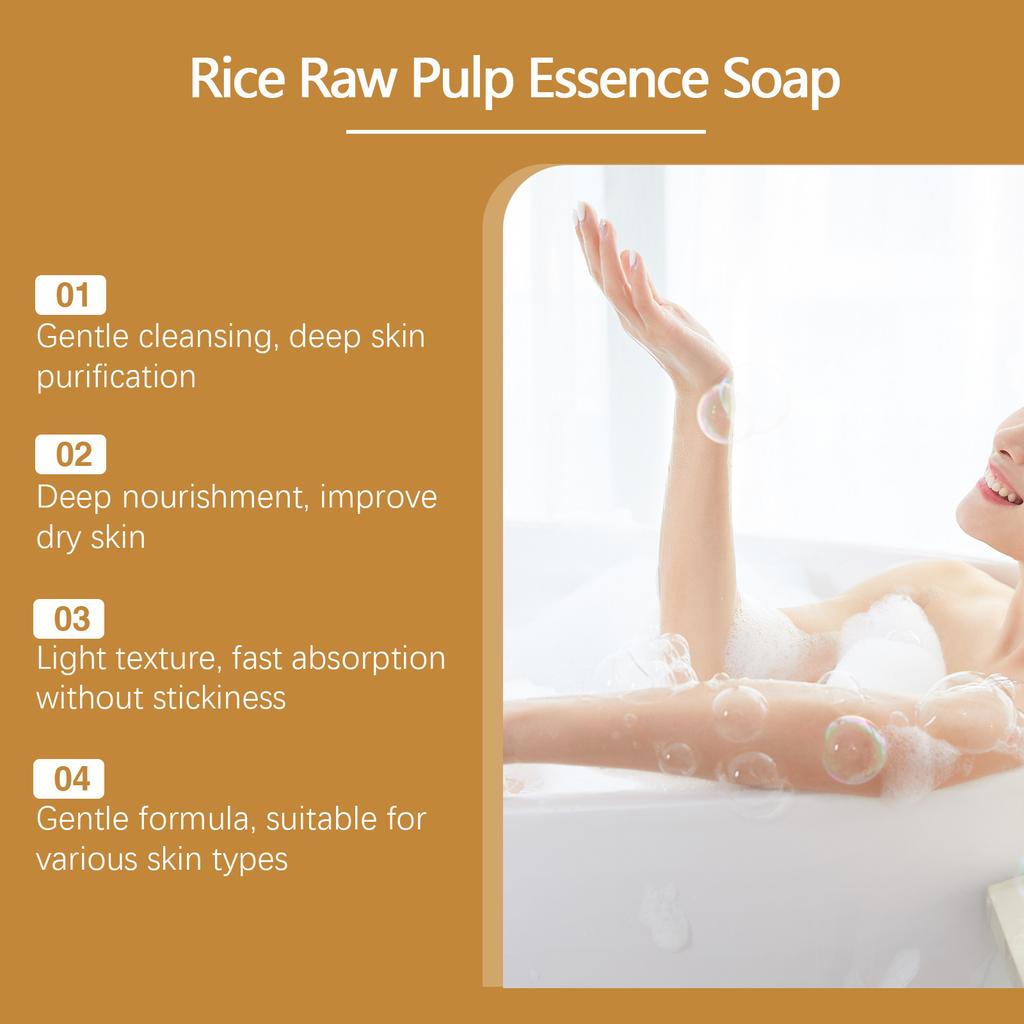 Moisturizing Skin Care Soap Gently Cleanses, Deeply Nourishes, Improves Skin Texture, Brightens Skin Tone, And Provides Long-lasting Moisturization.