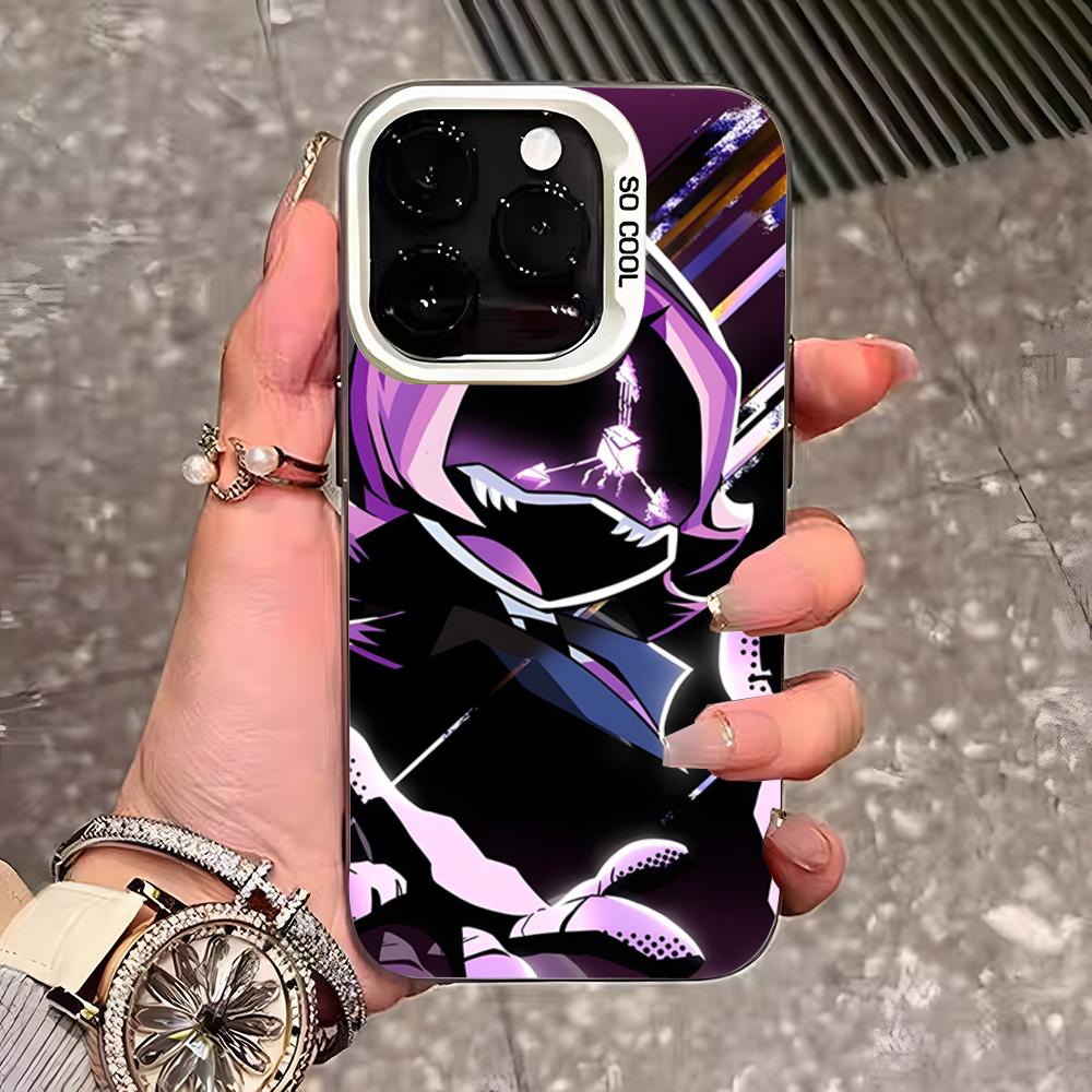Murder Drones Phone Case For IPhone 17 Pro Max 16 Pro Max 15 14 13 11 12 Mini Xs X Xr 7 8 Plus Se Color Silver Cover