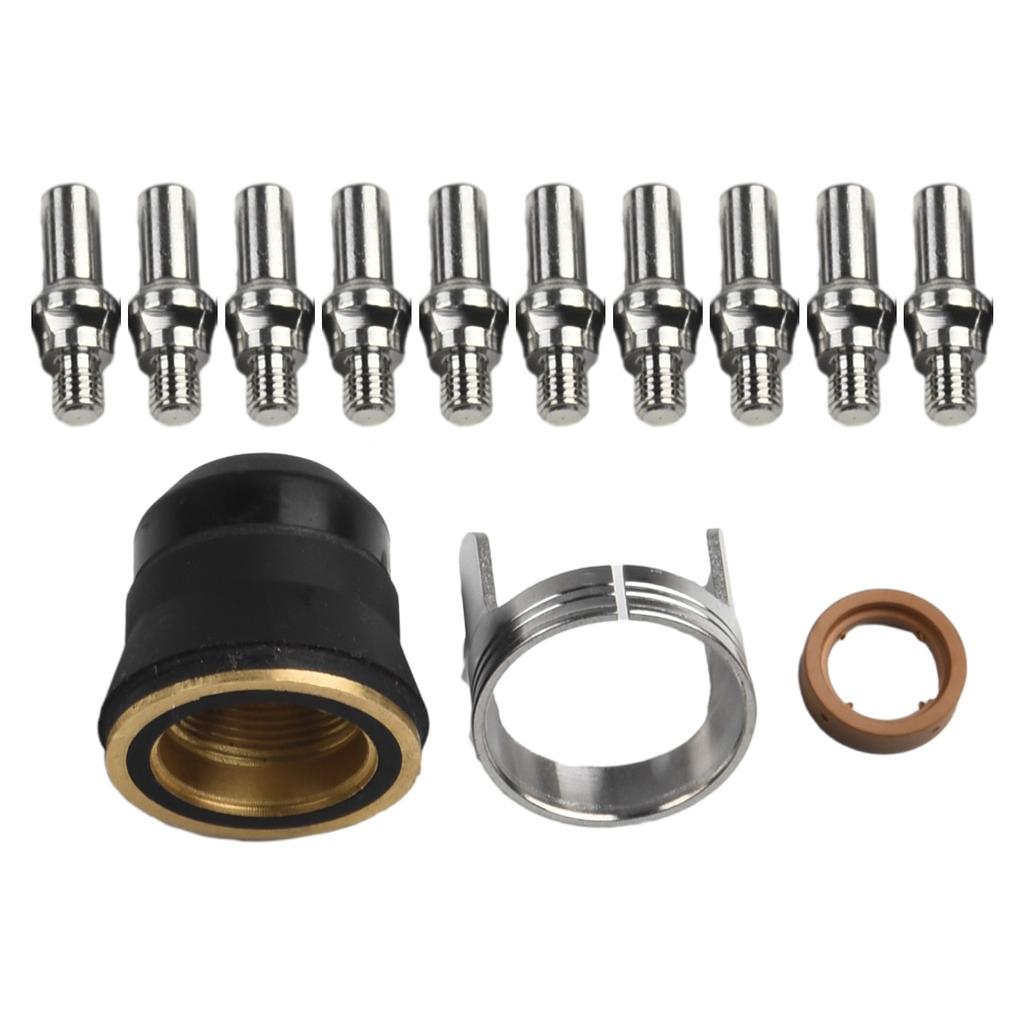 23pcs PT-60 IPT-40 PT40 Plasma Cutting Torch Tip 1.0mm 51313 Electrodes Welding 52582 Plasma Cutting Flashlight Plasma Cutting