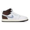 Air Jordan 1 Mid Se Ps White Black Sail Blue Grey FQ8220-142
