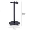 LED Headphone Stand Headset Holder Earphone Stand Aluminum Support Headsets Solid Base for All Headphones Size