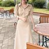 2026 Spring Korean Chic French Style Waist-Cinched Slimming Dress for Women