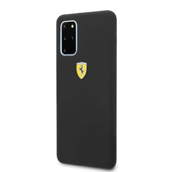 Ferrari Hardcase Fessihcs67Bk S20+ G985Czarny/Black Silicone