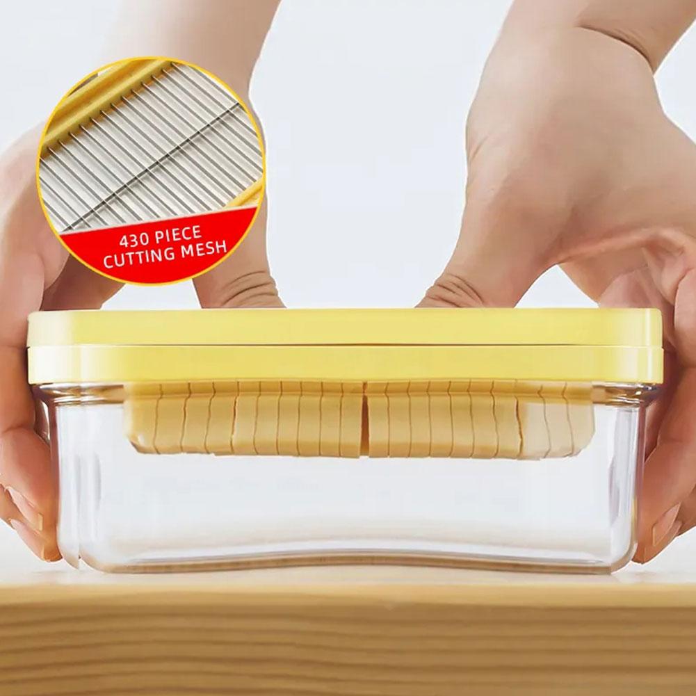 Butter Cutting Box Auxiliary Covered Butter Cutter Storage Storage Box Baked Cheese Cheese Slicing Storage Box
