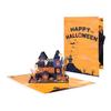 Spooky 3D Spider Castle Halloween Themed Greeting Card Portable Festival Card 3D Spider Castle Card Ornament