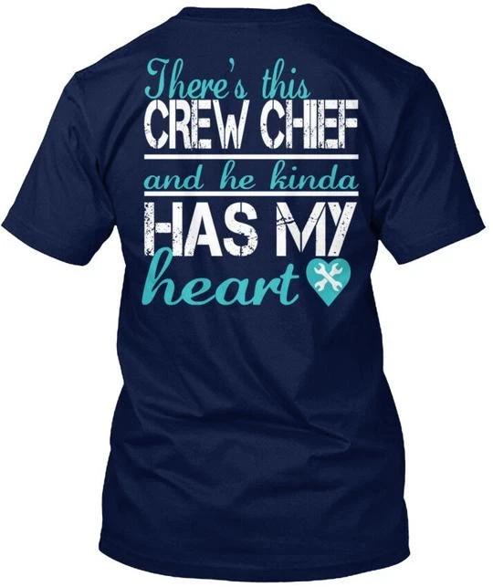 

Crew Chief Girl There s This And He T shirt Made in USA S-5XL 2XL
