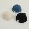 Cartoon Bear Brimless Hat Solid Color Kids Cap Korean Style Dome Beanie  Autumn Winter