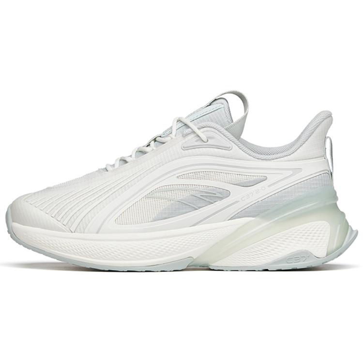 New Anta C37 2.0 Abrasion Resistant Slip Resistant Low Top Running Shoes Women's White Gray Green 122135537R-6