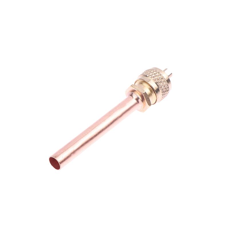 5 Piezas Válvulas de Acceso de Refrigeración para Aire Acondicionado Tubo OD de 6 mm Llenado Par 20 cc Pieza de Repuesto Núcleo de Vástago Piezas de Llenado