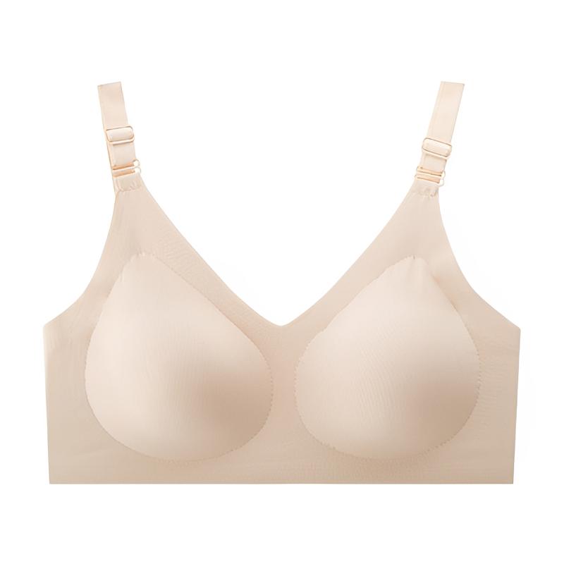 

Women S Seamless Bras Ladies Thin Style Soft Breastfeeding Bra Underwear Comfortable Lingerie Gather Support Plus Size M