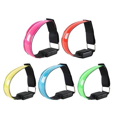Regulable Reflective LED Wristbands Multimodel Flashing LED Charging Armbands for Outdoor Sports and Activity