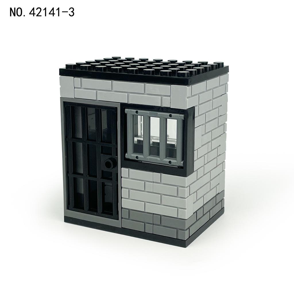 Four 42141 Prison Standard Single Room Children'S Assembly Small Particles Building Block Toy Cell Prisoner