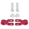 2pcs Universal Motorcycle Damping Heighten Device Shock Absorbers 5cm Chassis Red (w  Screw)