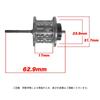 VISPREA For Daiwa DAIWA TATULA 80 80H 80XH Compatible Bait Reel Replacement Spool Shallow Groove Spool Shallow Spool Bait Finesse Spool Metal Spool