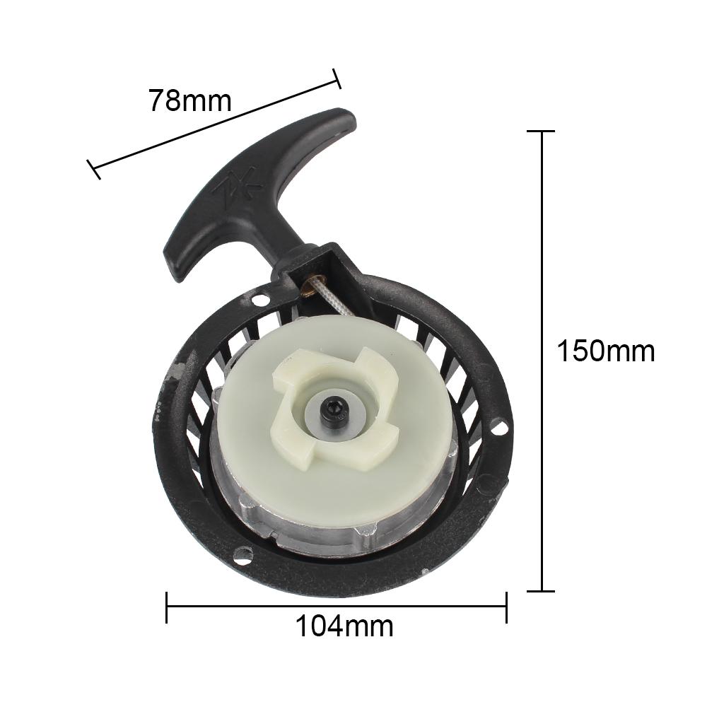 For 2 Stoke Pocket Bike Mini Moto ATV Quad Dirt Pit Bike Aluminum Alloy Easy Pull Starter Recoil Start Engine Parts 47cc 49cc