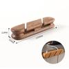 Charm Klebende Schreibtisch Holz Kabelhalter 2/3 Schlitze Kabelmanagement für Home Office Schreibtisch Auto Organisation Kabelbefestiger