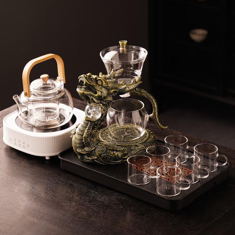 Благоприятный Дракон Автоматический Стеклянный Чайный Набор