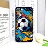 Creative Lightning Football Printed Phone Case for iPhone 17 16 12 11 14 13 15 Pro Max Mini XS MAX XR 7 8 14Plus TPU Soft Cover