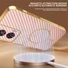 For Motorola Edge 50 Fusion 5G Phone Case Carbon Fiber Textured Electroplated TPU Back Cover