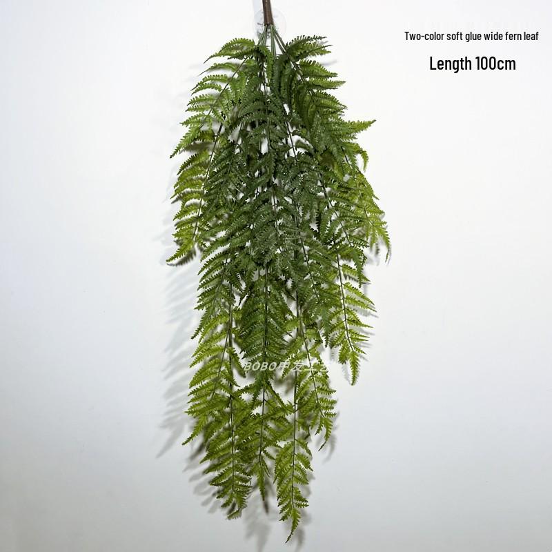 Artificial Spider Plant & Fern Hanging Decor - Trailing Green Vines for Wall & Ceiling