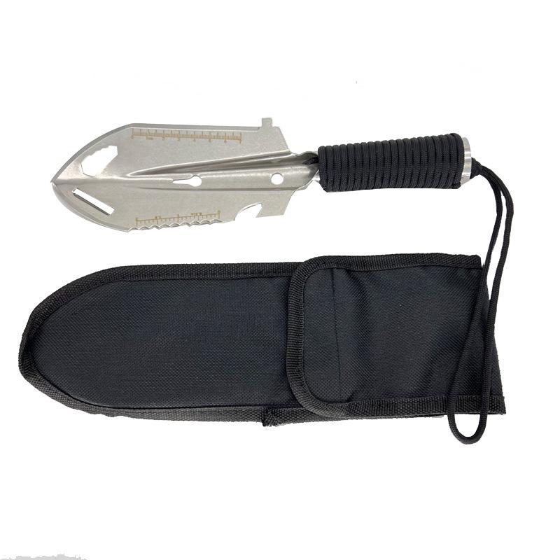 Multi-Functional Portable Stainless Steel Camping Shovel for Gardening and Digging