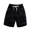 Men's Summer Casual Linen Shorts with Elastic Waist and Drawstring