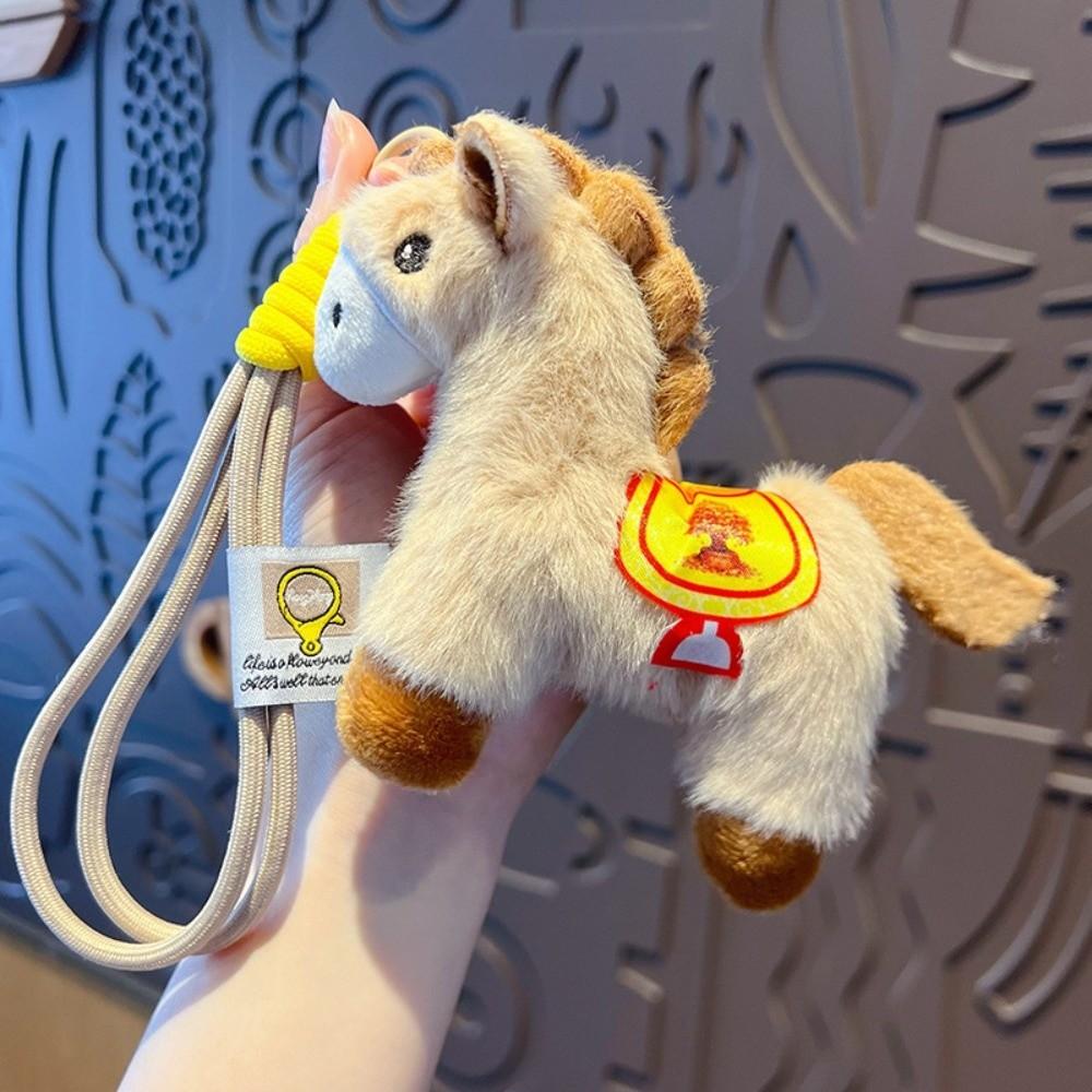 Yuanbao Pony Pendant Mascot Dolls Chinese New Year Gift Cartoon Steed Doll Year of Horse