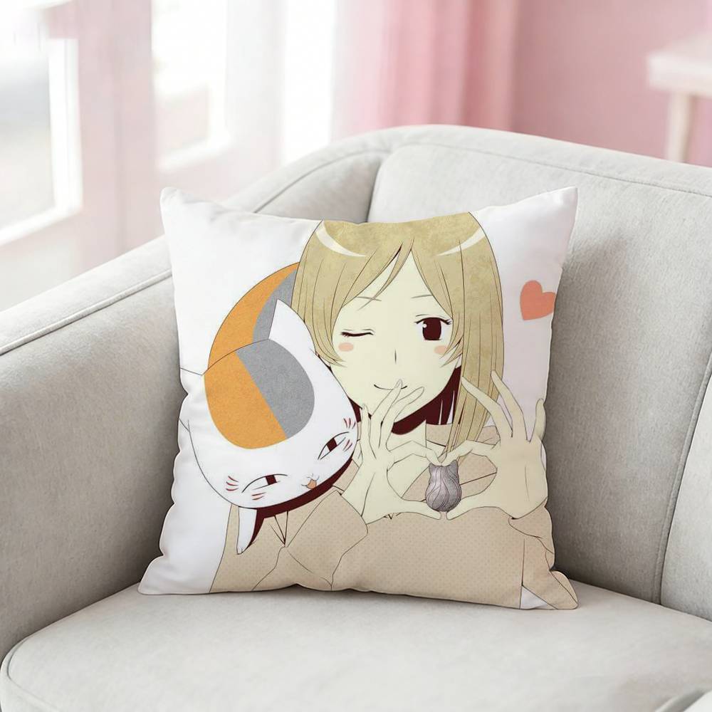 Natsume Book Of Friends Pillow Case Cushion Cover Throw Pillow Case For Car Sofa