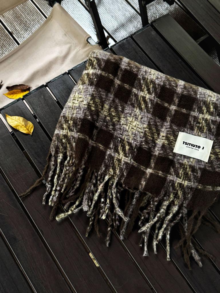 New autumn and winter new imitation cashmere scarf autumn warm long dual-purpose winter outer shawl fashion sense