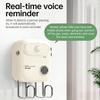 Functional Key Holder Hook Door Reminder Hanger Containing Voice Technology For Important Belongings Notification