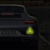 Triangle night fluorescent warning car stickers decoration For Chevrolet Cruze Spark Captiva Suburban Camaro Malibu XL Trax Lova